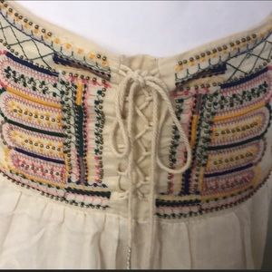 Free People Sun Rises in the East Hi Lo boho skirt. Size 6. Used. Authentic